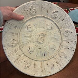 Textured Shell Decorative Metal Plate